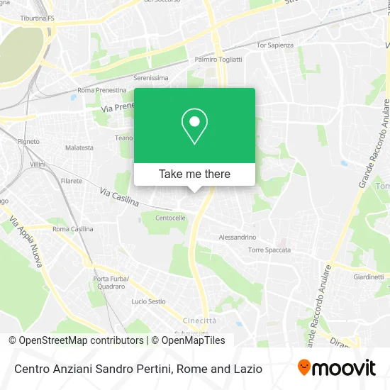 Centro Anziani Sandro Pertini map