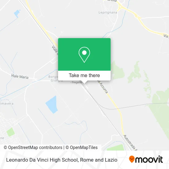 Leonardo Da Vinci High School map