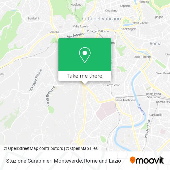 Stazione Carabinieri Monteverde map