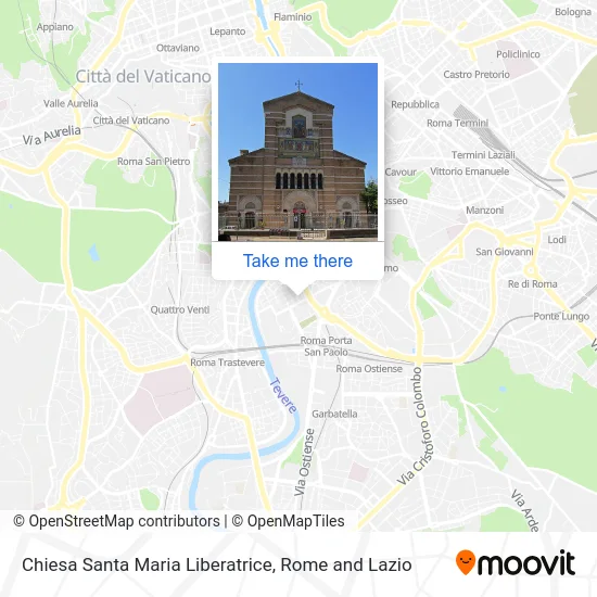 Santa Maria Liberatrice Church map