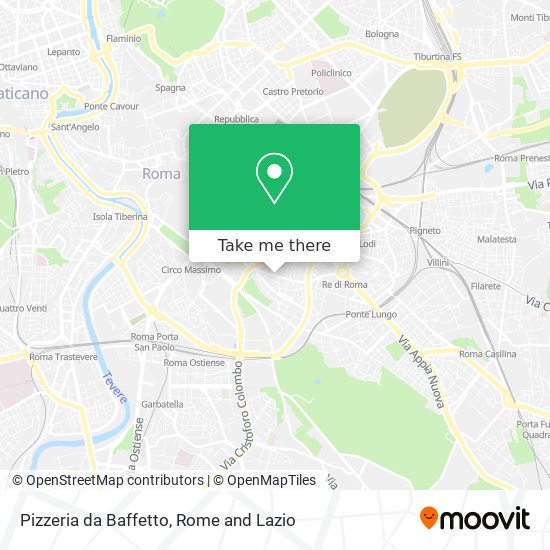 Pizzeria da Baffetto map