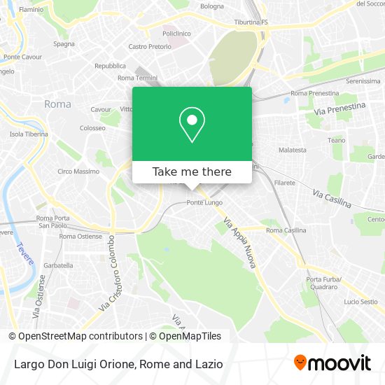 Largo Don Luigi Orione map