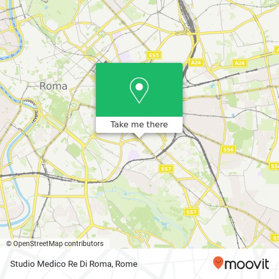 Studio Medico Re Di Roma map