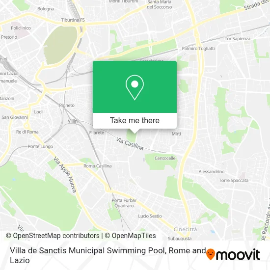 Villa de Sanctis Municipal Swimming Pool map