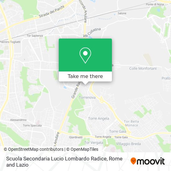 Scuola Secondaria Lucio Lombardo Radice map