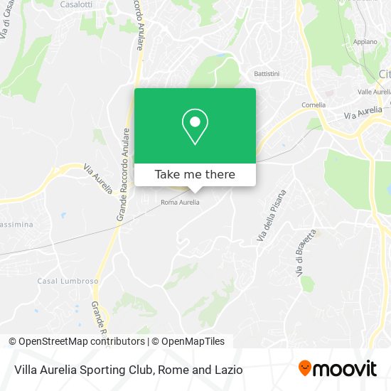 Villa Aurelia Sporting Club map