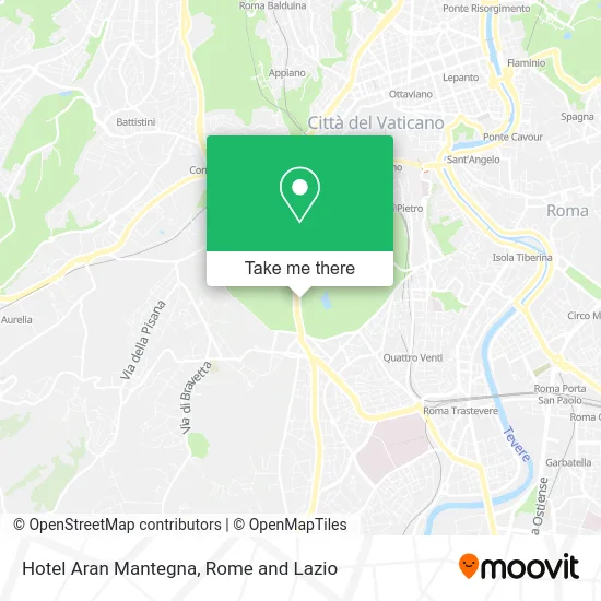Aran Mantegna Hotel map