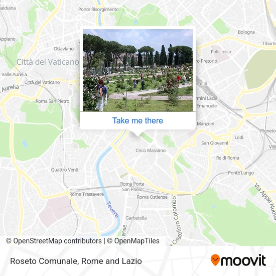 Municipal Rose Garden map