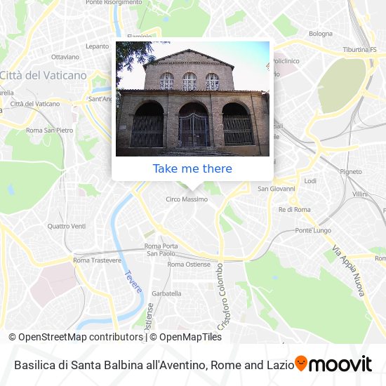 Basilica di Santa Balbina all'Aventino map
