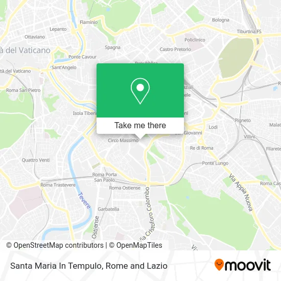 Santa Maria in Tempulo map