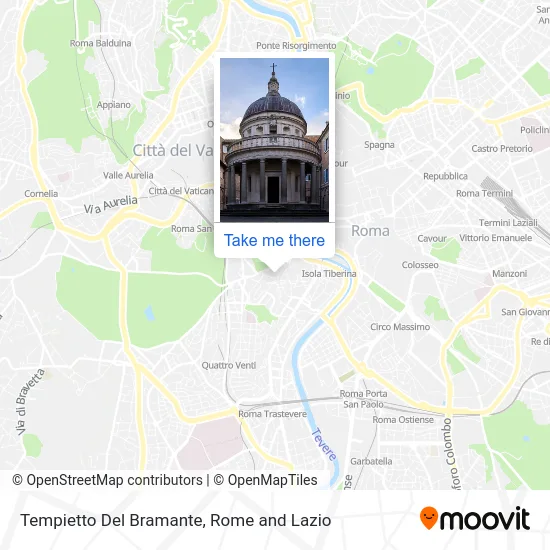 Tempietto Del Bramante map