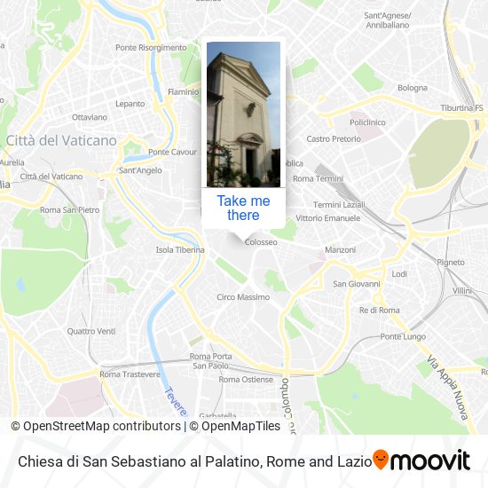 Chiesa di San Sebastiano al Palatino map