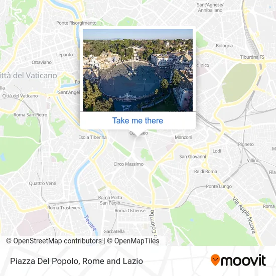 Piazza Del Popolo map