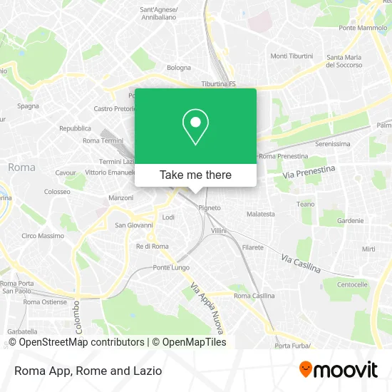 Rome App map
