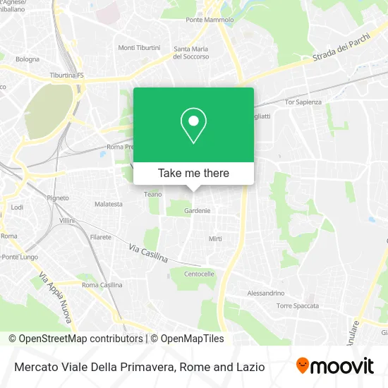 Viale Della Primavera Market map