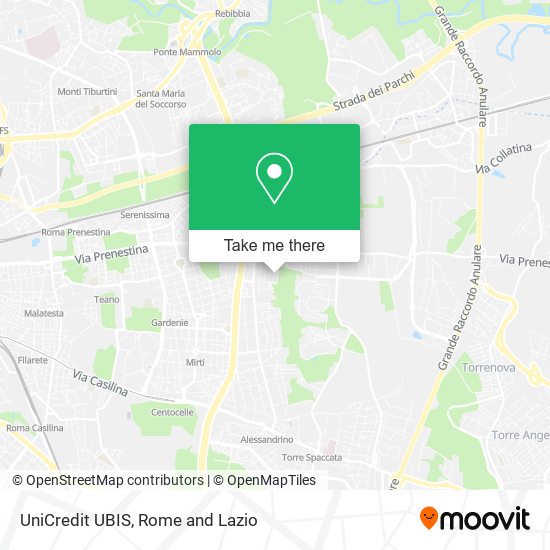 UniCredit UBIS map
