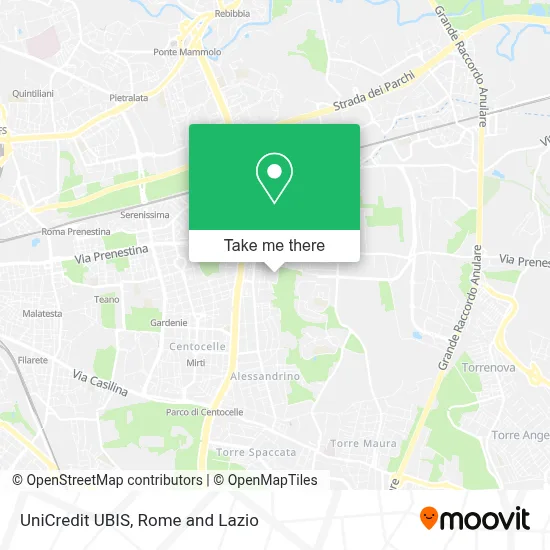 UniCredit UBIS map