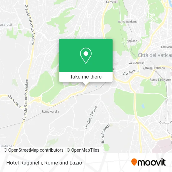 Hotel Raganelli map
