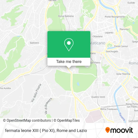 Leone XIII Stop (Pio XI) map