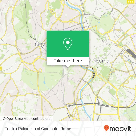 Teatro Pulcinella al Gianicolo map