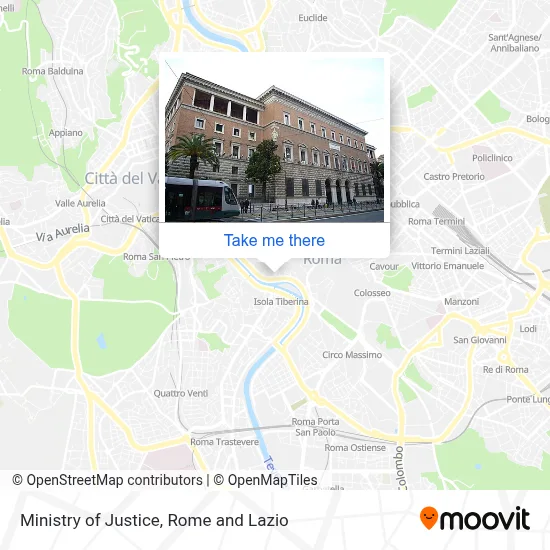 Ministry of Justice map