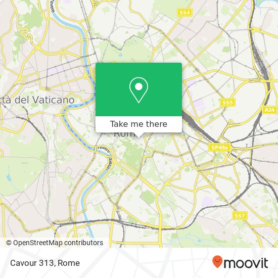 Cavour 313 map