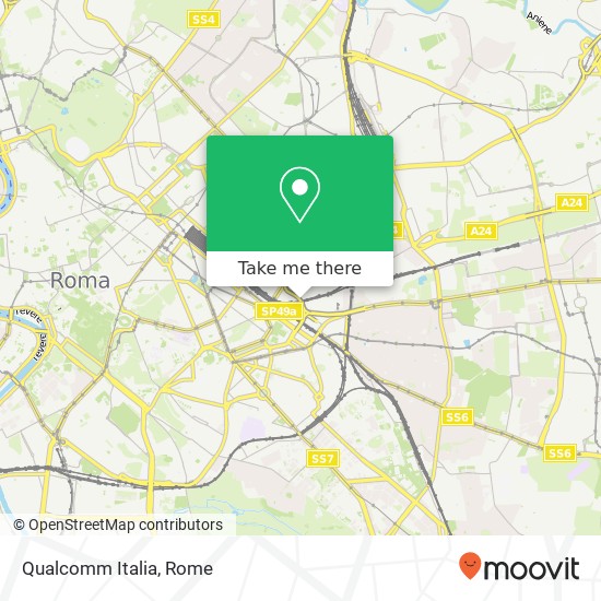 Qualcomm Italia map