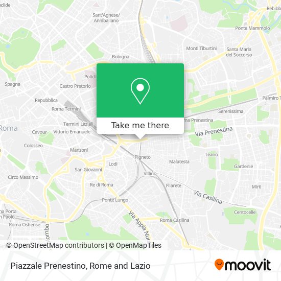 Piazzale Prenestino map