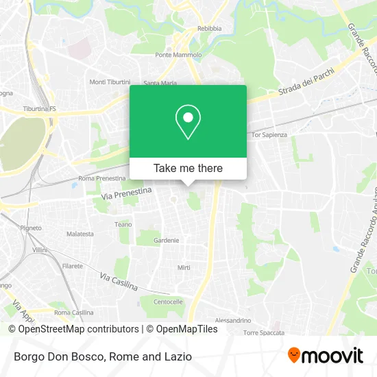 Don Bosco Neighborhood map