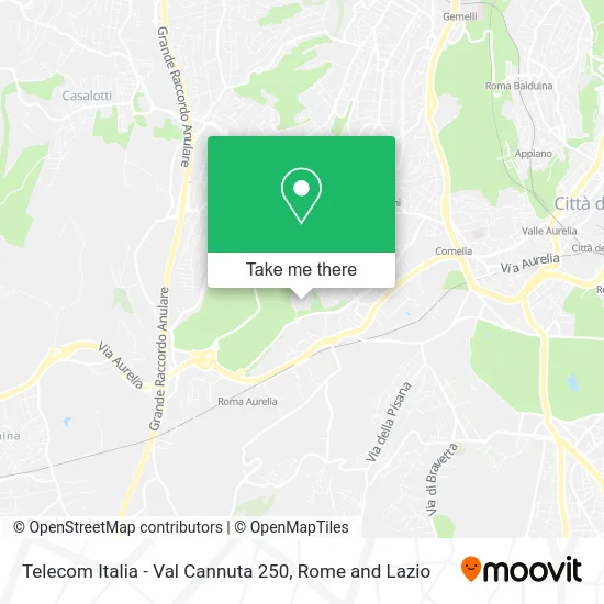 Telecom Italy - Val Cannuta 250 map
