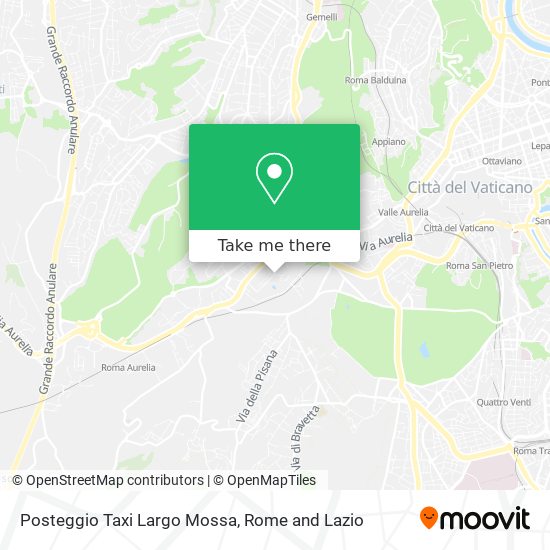 Posteggio Taxi Largo Mossa map