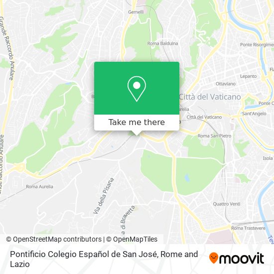 Pontificio Colegio Español de San José map