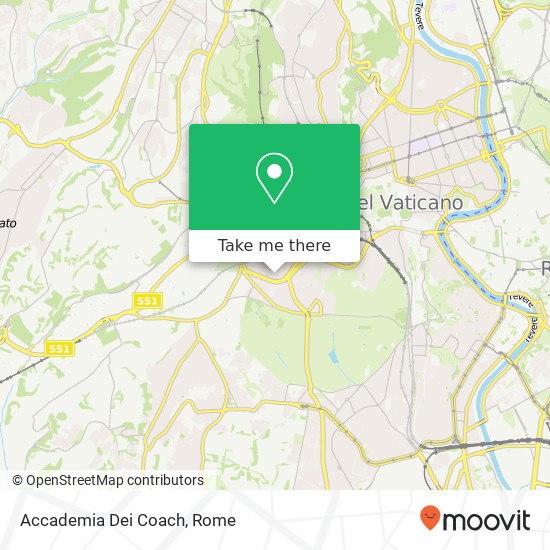 Accademia Dei Coach map