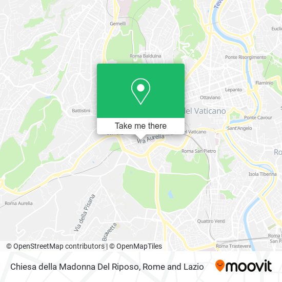 Chiesa della Madonna Del Riposo map