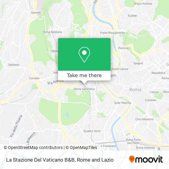 La Stazione Del Vaticano B&B map