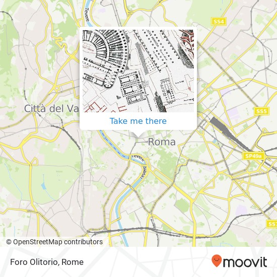 Foro Olitorio map