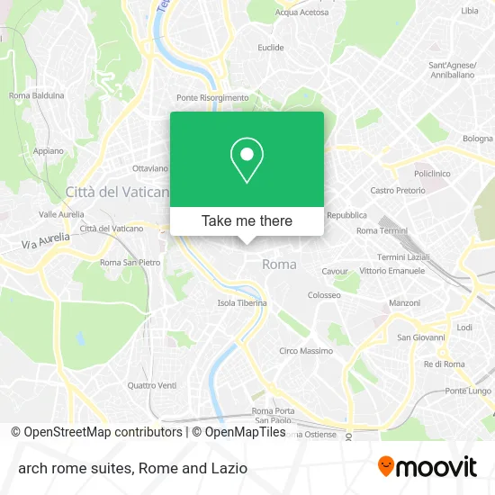 Arch Rome Suites map