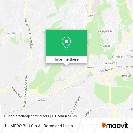 Numero Blu S.p.A. map