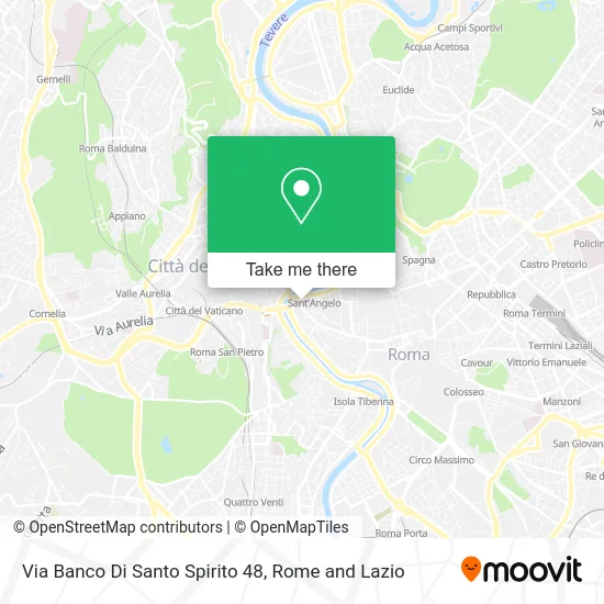 Santo Spirito Bank Street 48 map