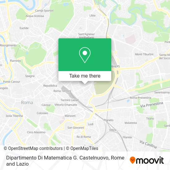 G. Castelnuovo Mathematics Department map