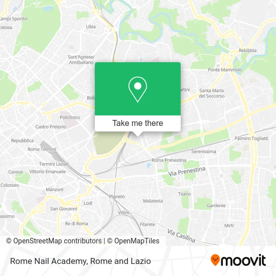 Rome Nail Academy map