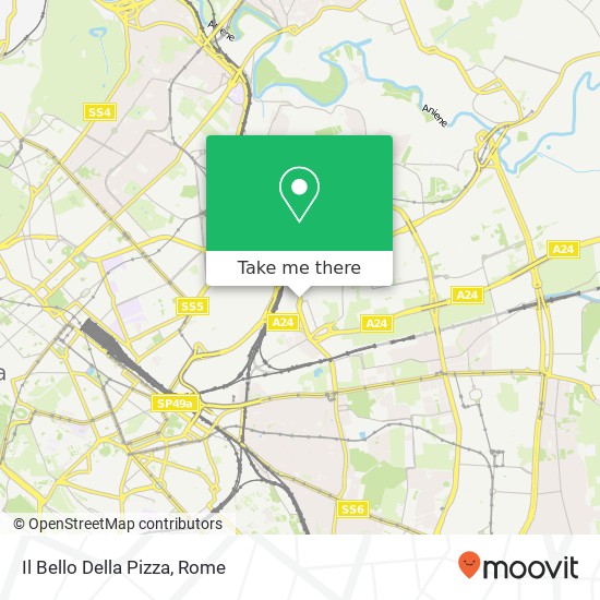 Il Bello Della Pizza map