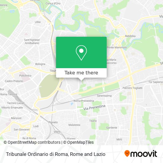 Tribunale Ordinario di Roma map