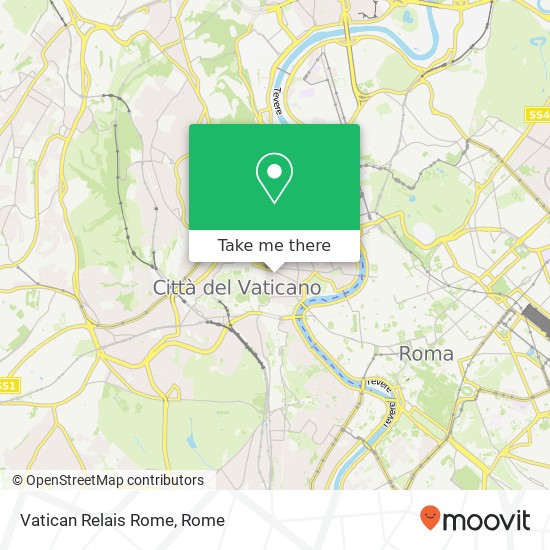 Vatican Relais Rome map