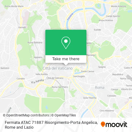 ATAC Stop 71887 Risorgimento-Porta Angelica map