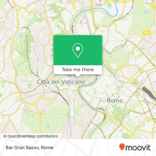 Bar Gran Sasso map