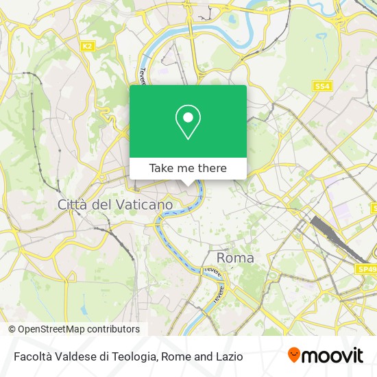 Facoltà Valdese di Teologia map