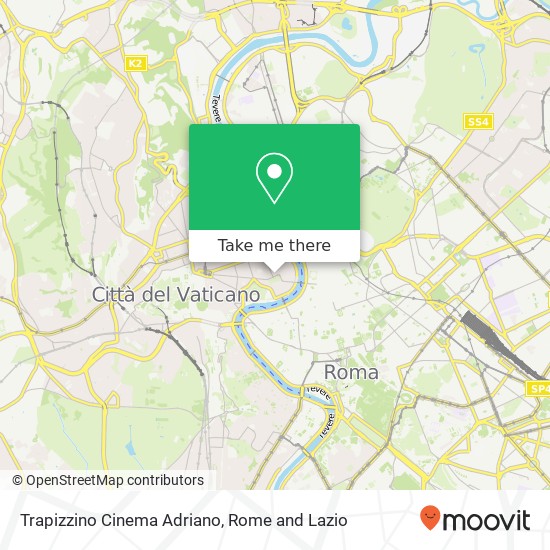 Trapizzino Cinema Adriano map
