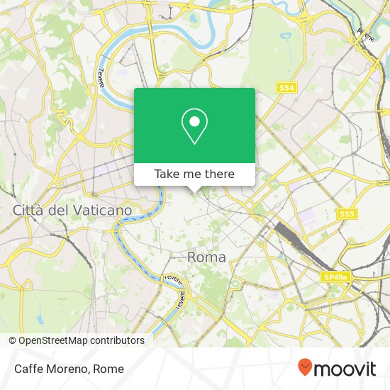 Caffe Moreno map