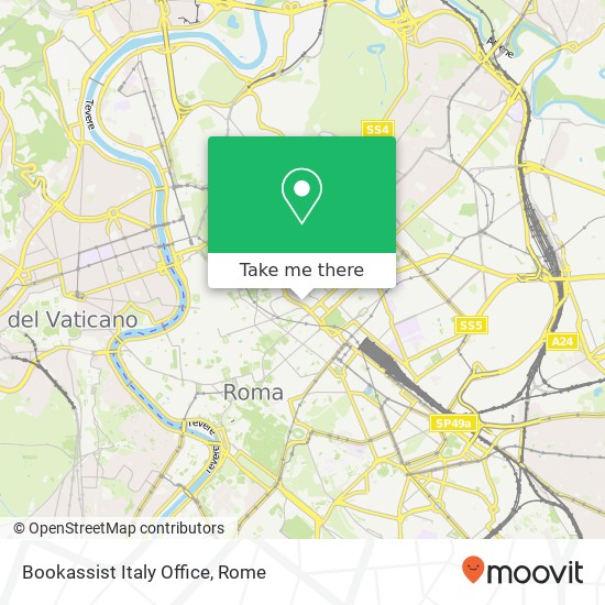 Bookassist Italy Office map